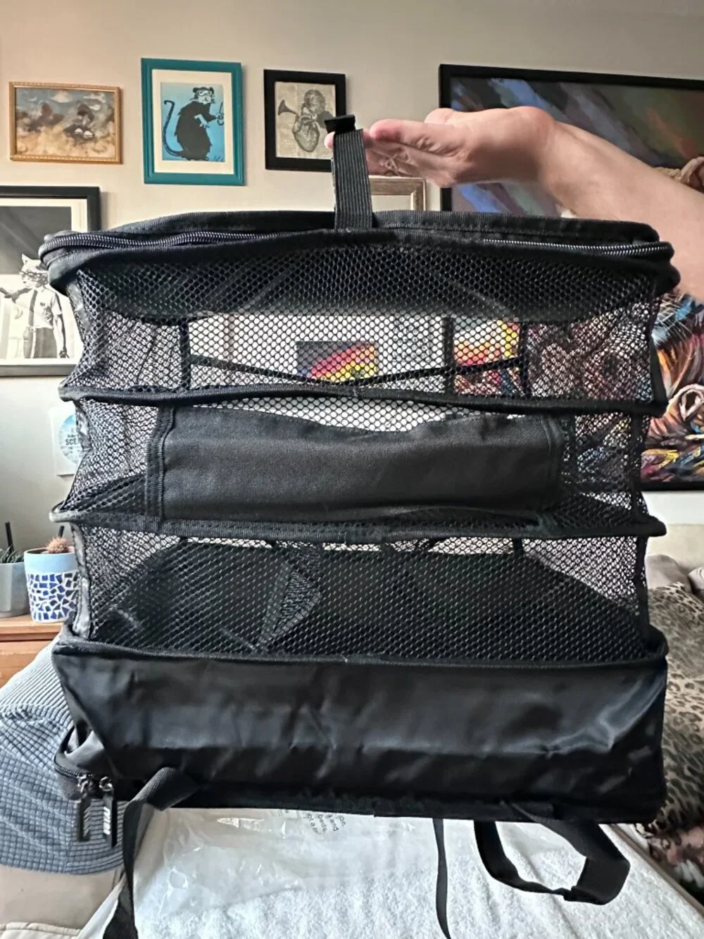 NWT Voyaj Hanging Suitcase Organizer Portable Travel Closet Carry On Insert